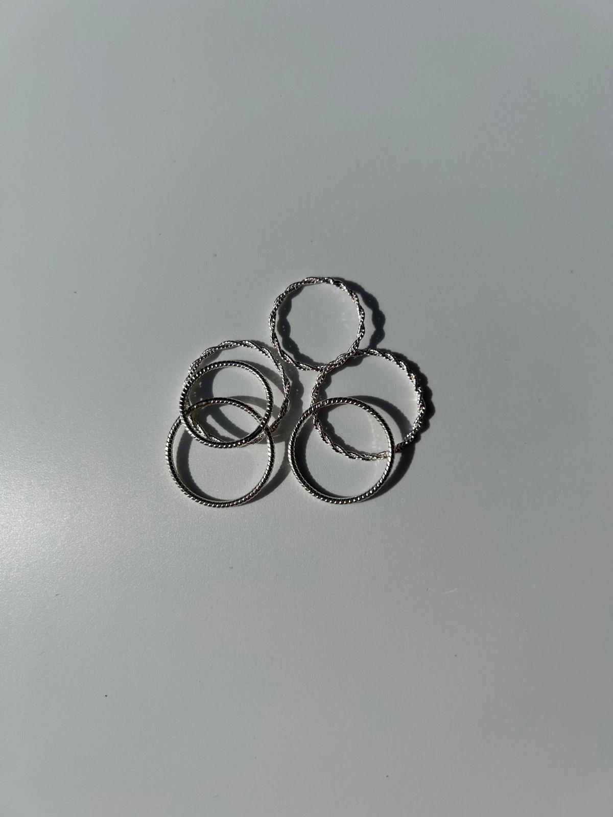 Anelli Twist Argento - redaa - Anello