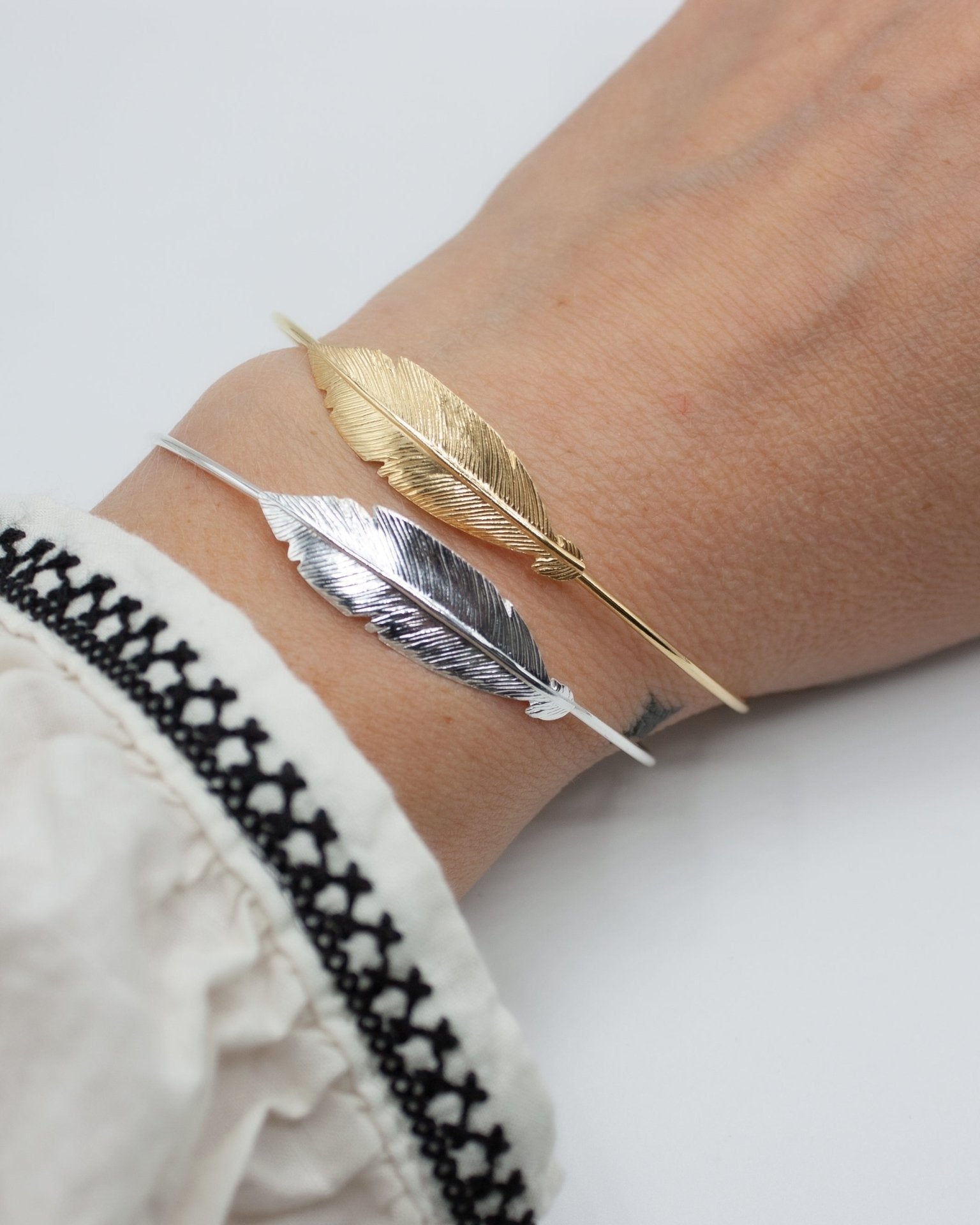 Bracciale Piuma - redaa - BRACCIALETTO