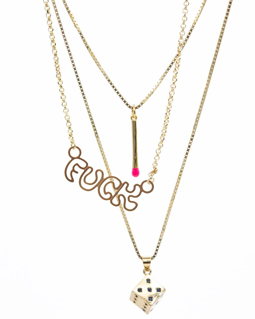 Collana con scritta - redaa - Collana