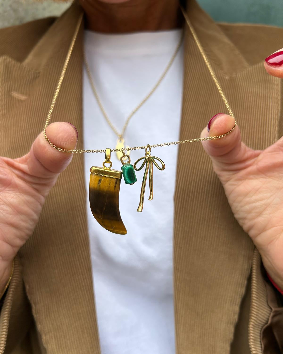 Collana Corno & Charms - redaa - Collana