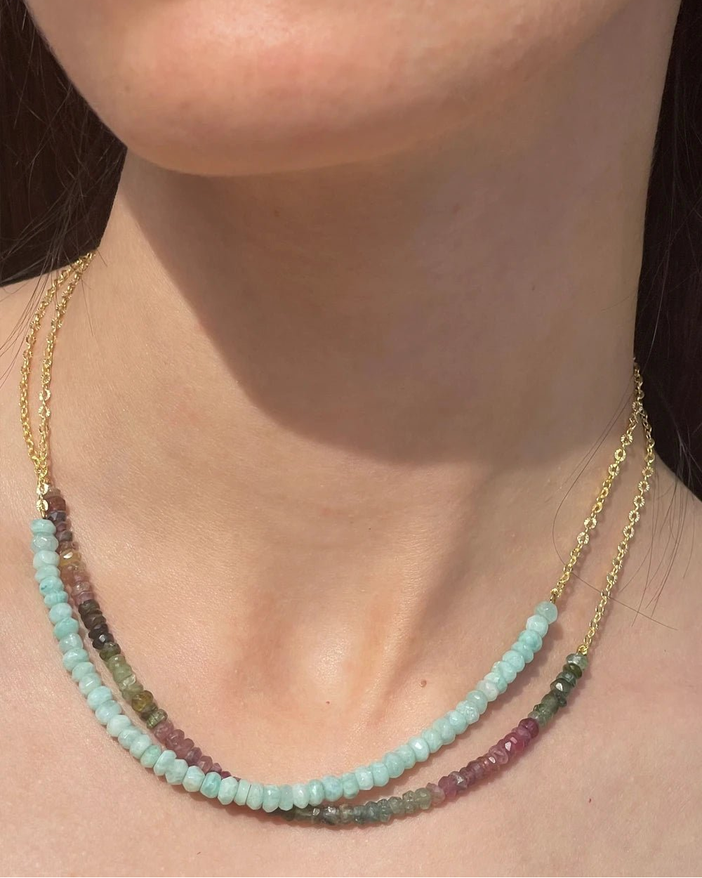 Collana Tormalina Gold - redaa - Collana