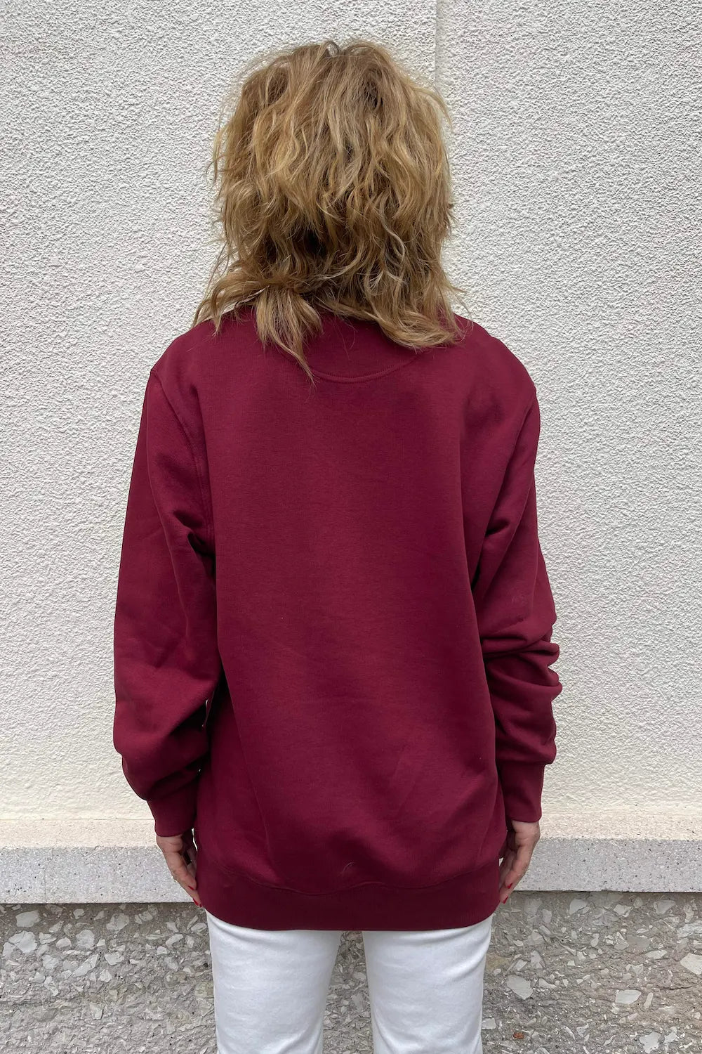 Felpa Petty Burgundy - redaa - Abbigliamento