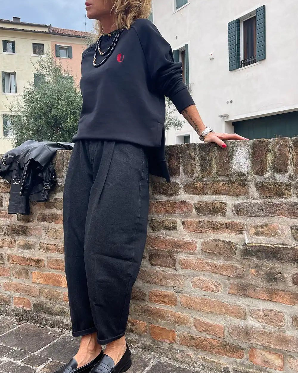 Felpa Petty Nera - redaa - Abbigliamento