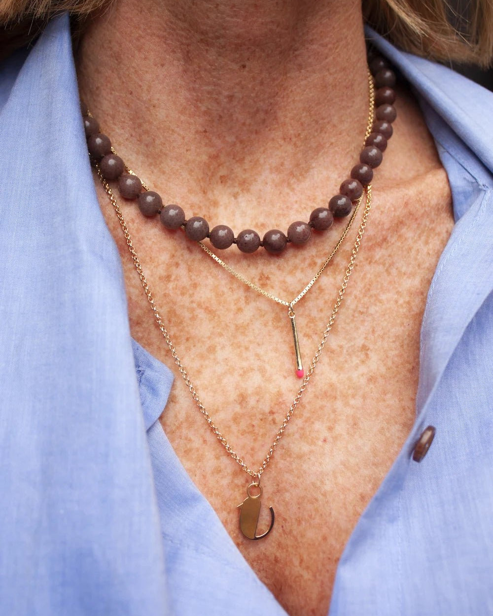 Girocollo Castagna - redaa - Collana