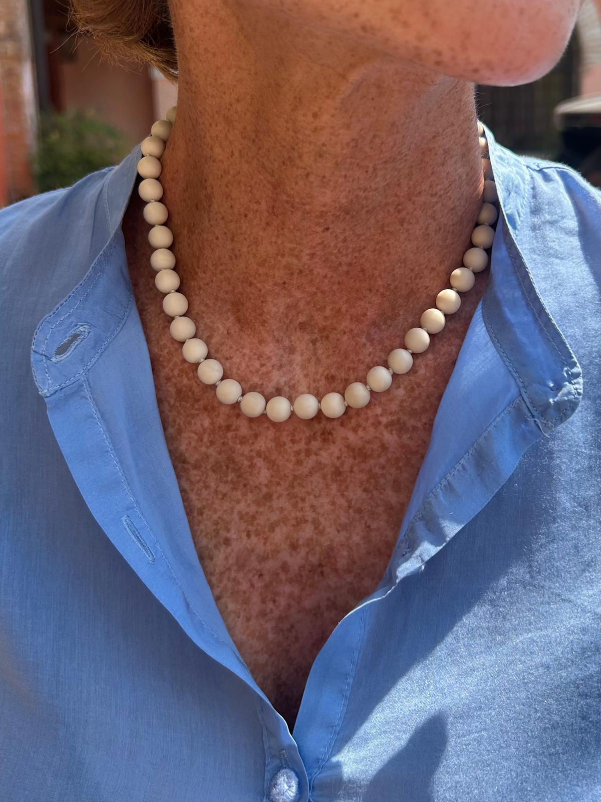 Girocollo Perle Bianche - redaa - Collana
