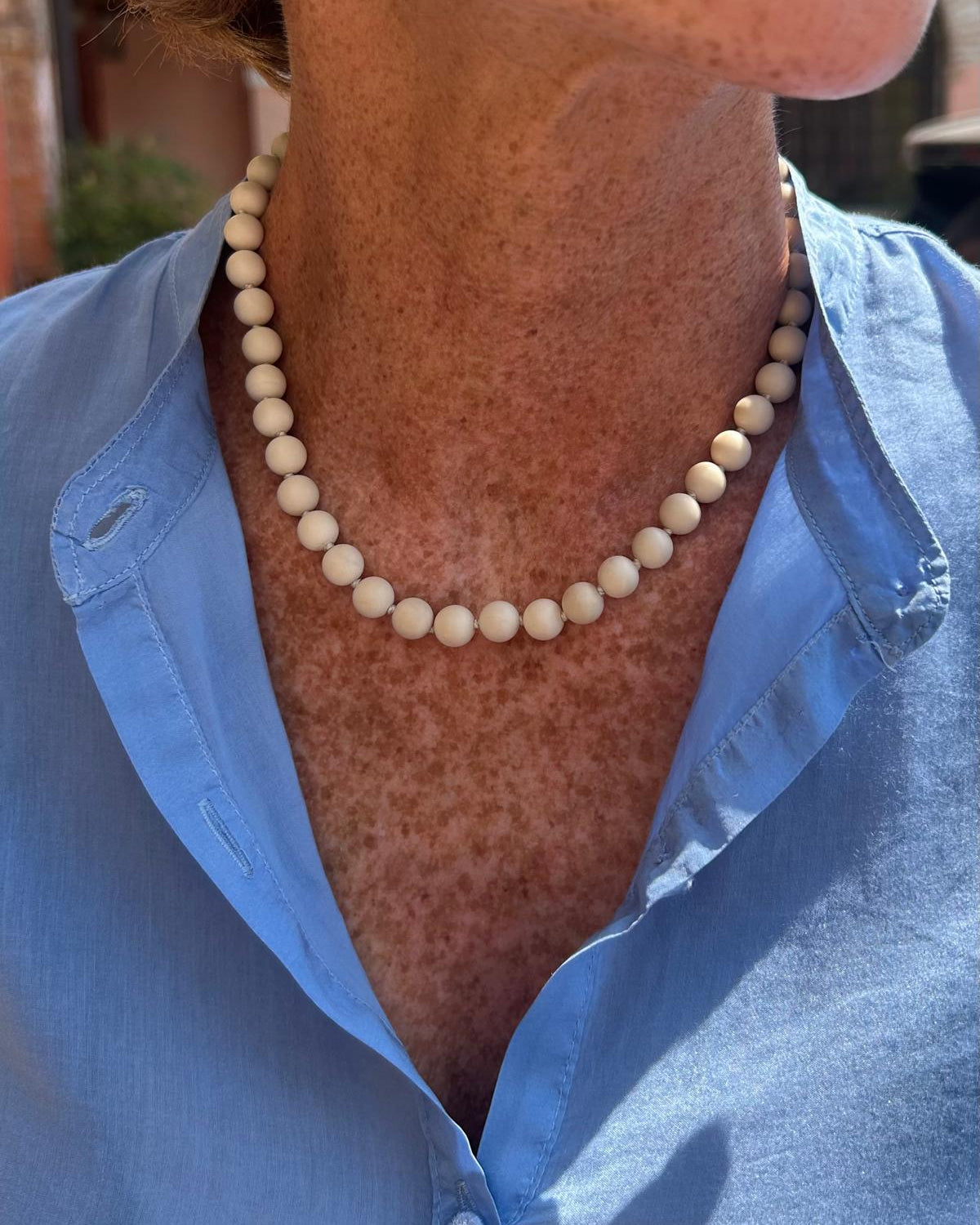 Girocollo Perle Bianche - redaa - Collana