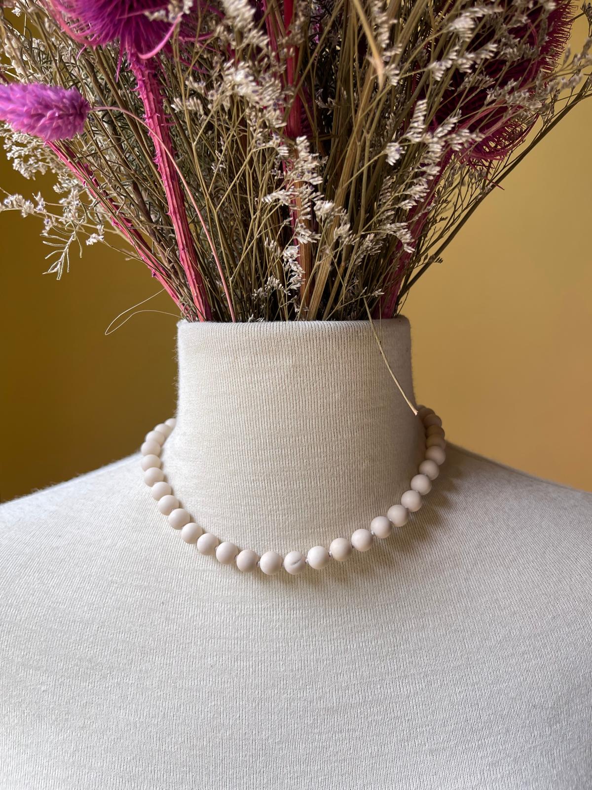 Girocollo Perle Bianche - redaa - Collana