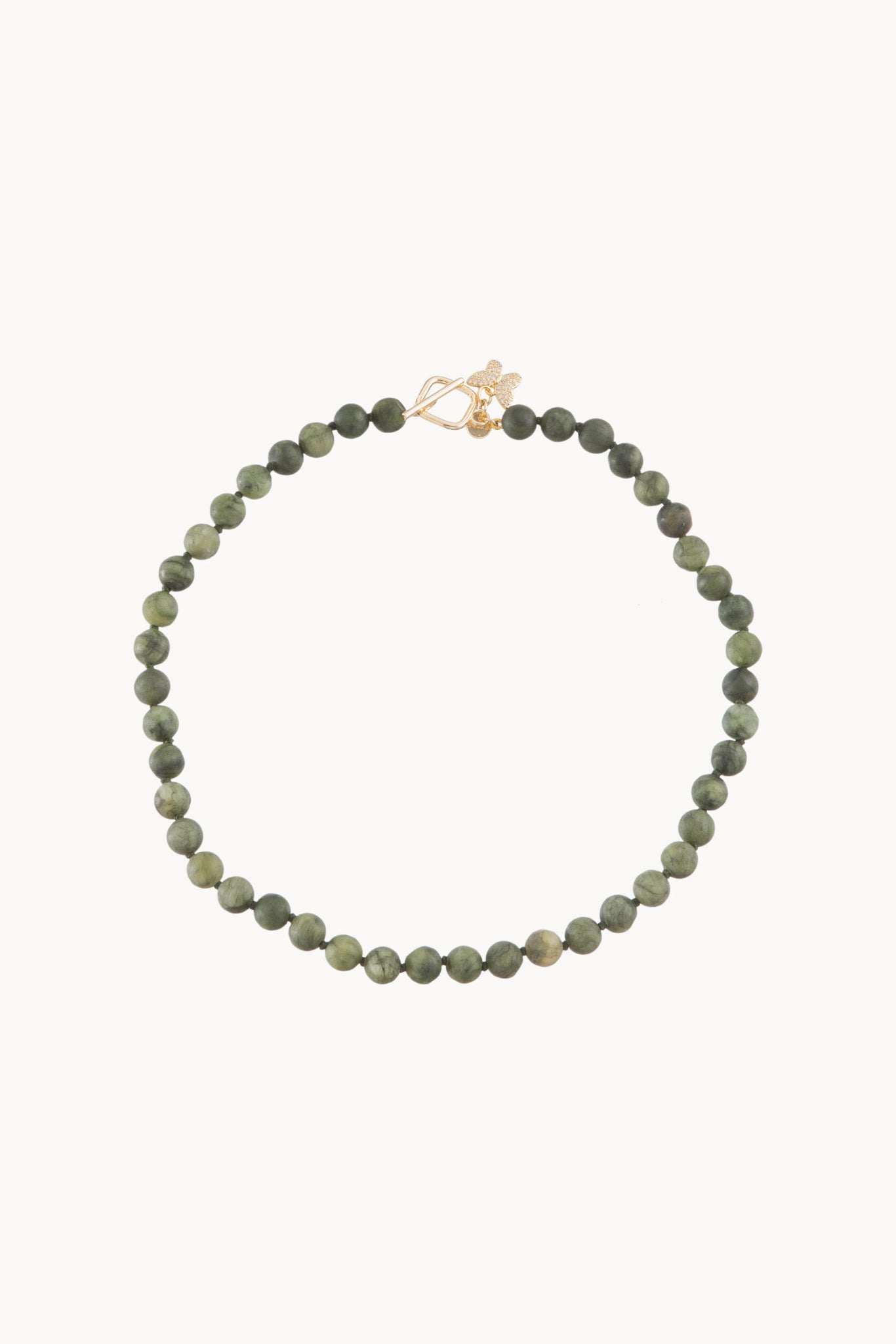 Girocollo Perle Verde Bosco - redaa - Collana