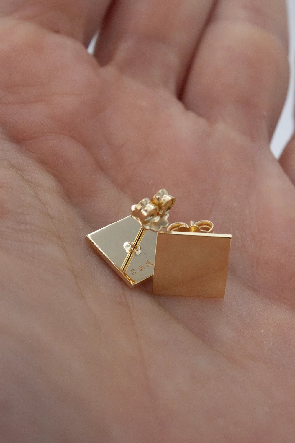 Orecchini Quadro Lucido Piccolo - redaa - Orecchini