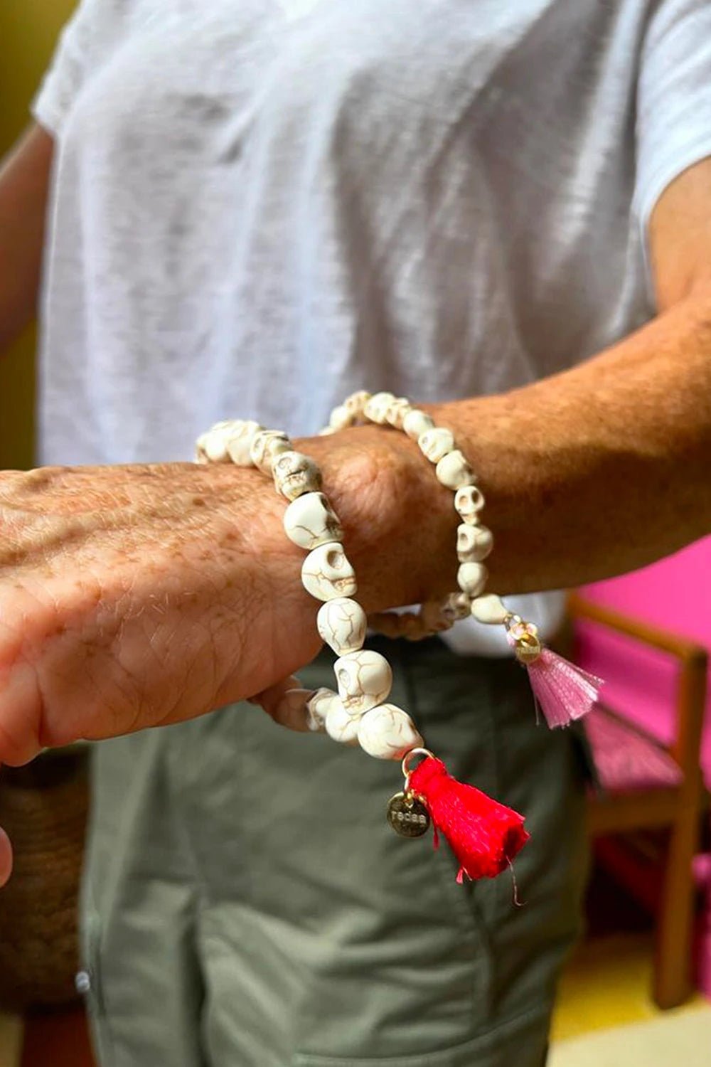 Bracciale Teschi Grande - redaa - BRACCIALETTO