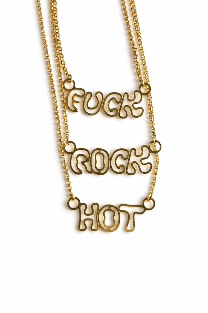 Collana con scritta - redaa - Collana