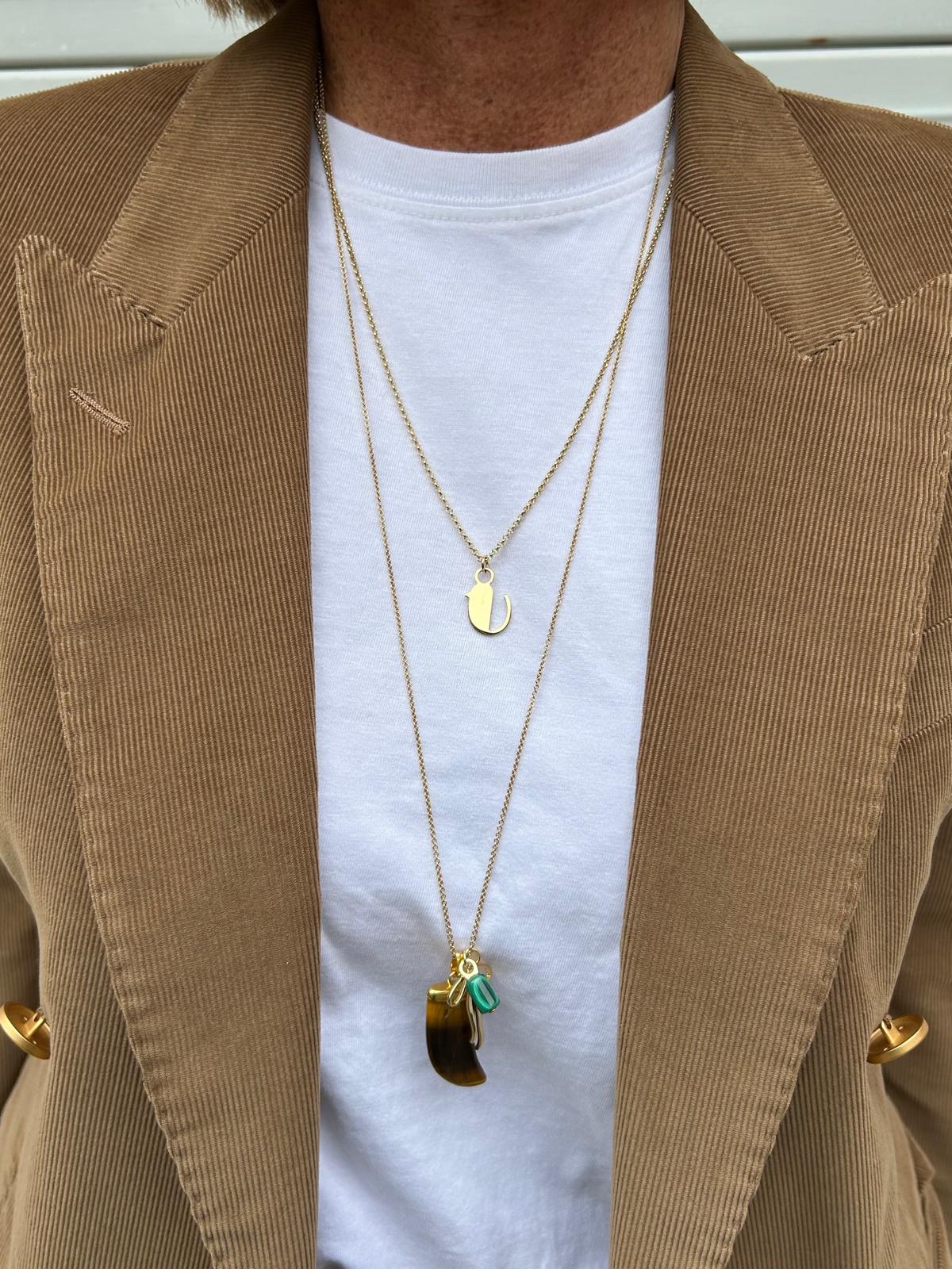 Collana Corno & Charms - redaa - Collana