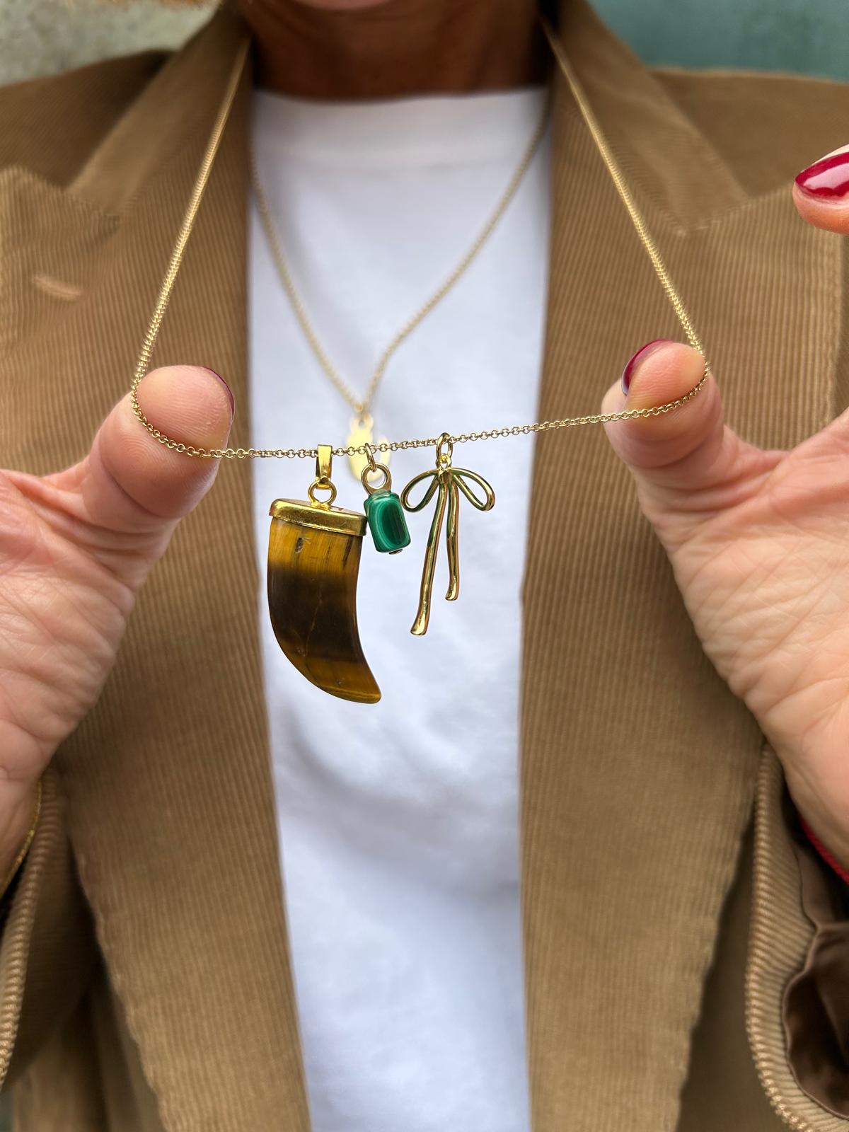 Collana Corno & Charms - redaa - Collana