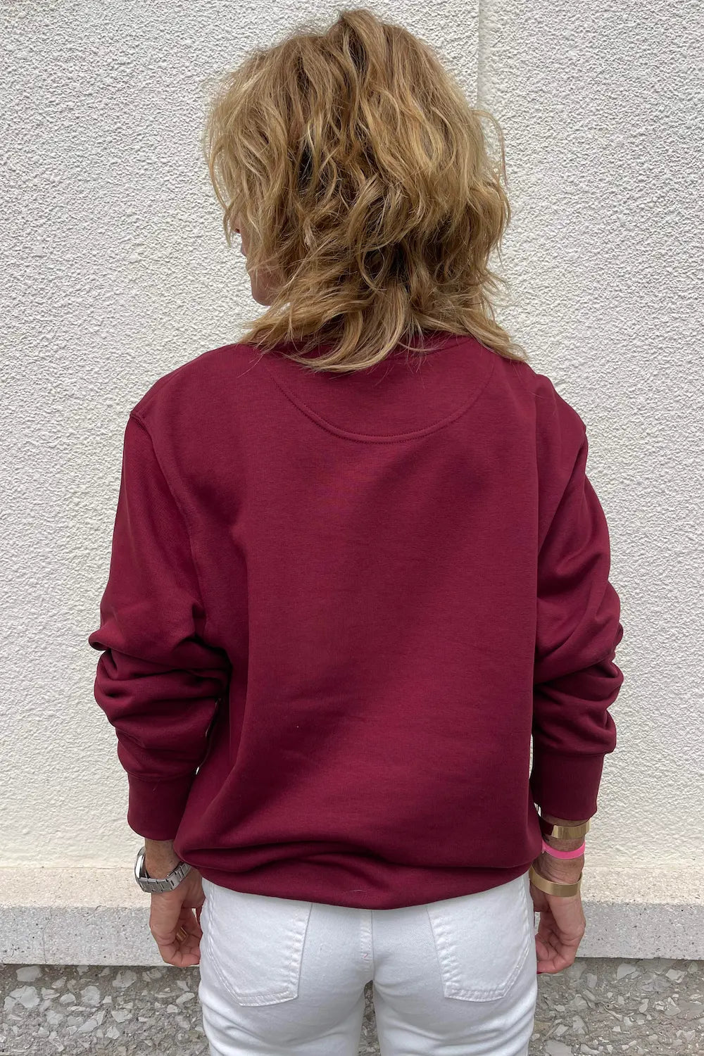Felpa Petty Burgundy - redaa - Abbigliamento