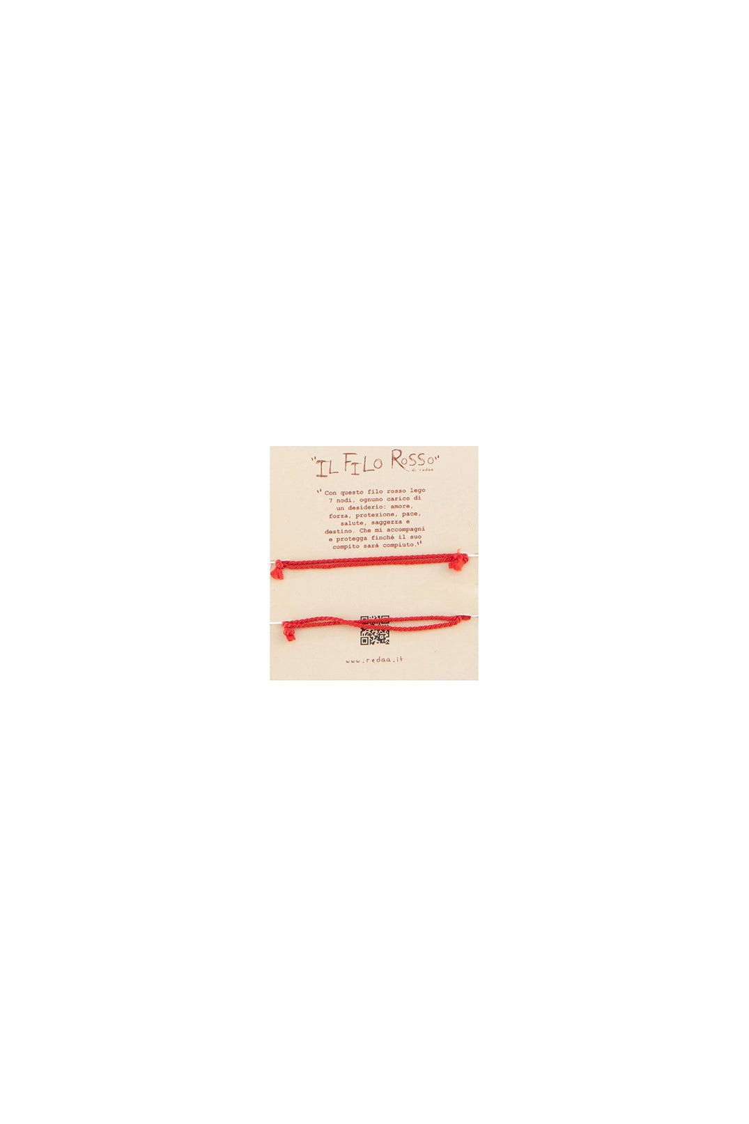 Filo Rosso di Petty - redaa - BRACCIALETTO