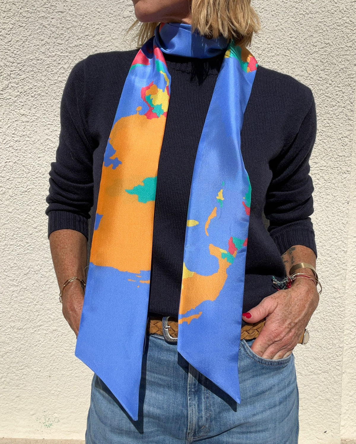 Foulard seta Twilly Lungo - redaa - Abbigliamento