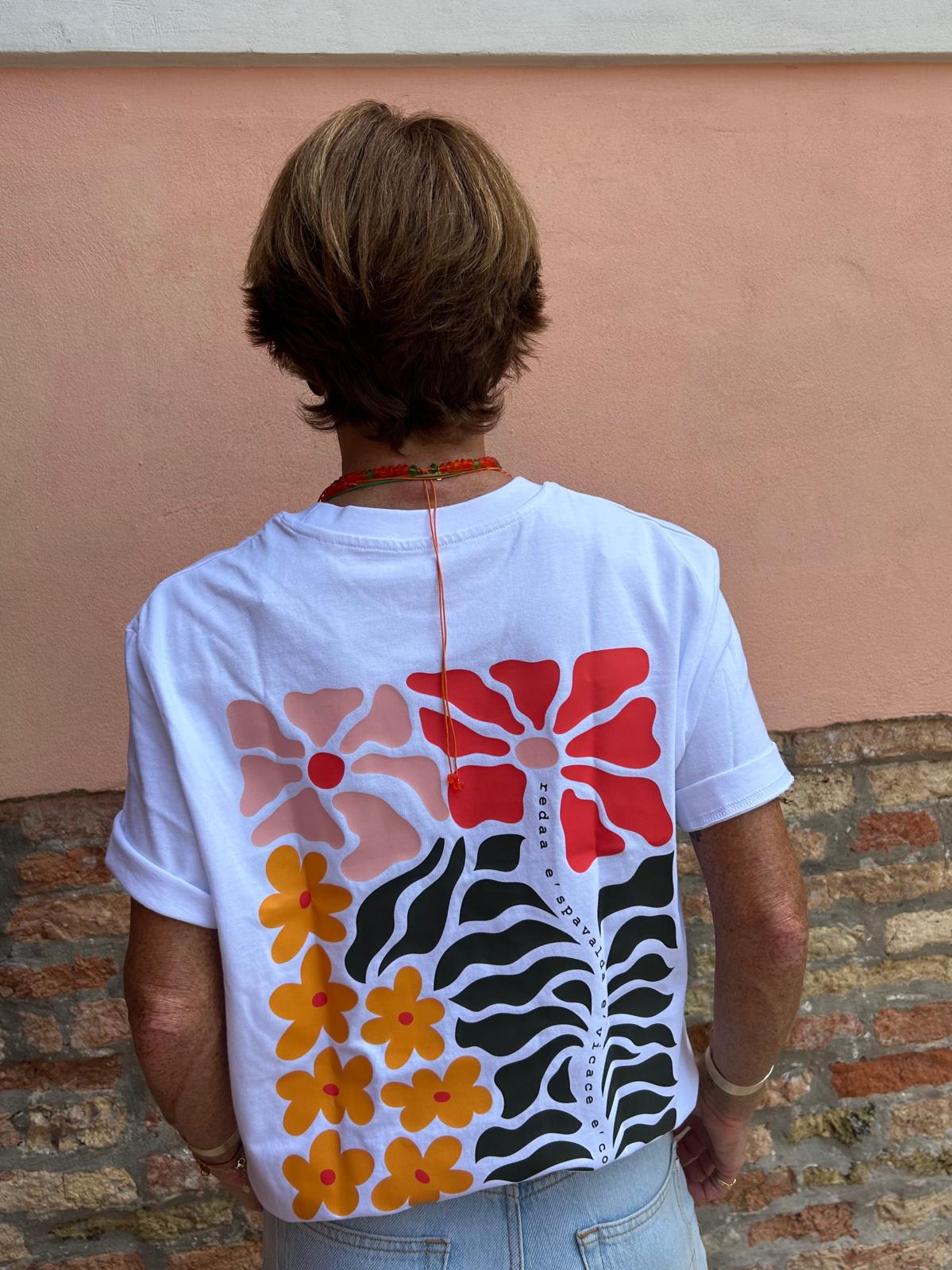 Maglietta over fit stampa - redaa - maglia