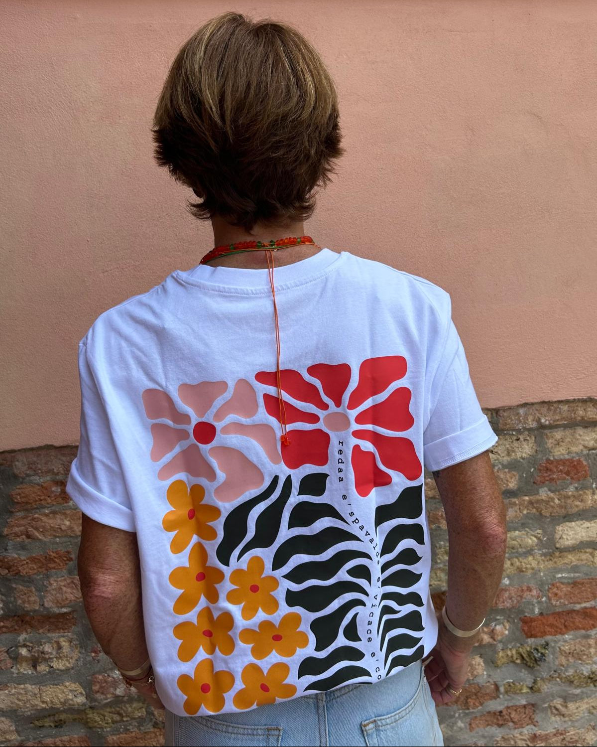 Maglietta over fit stampa - redaa - maglia