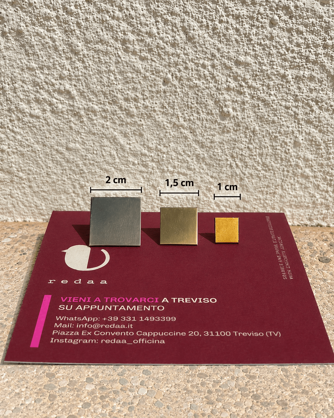 Orecchini Quadro Lucidi - redaa - Orecchini