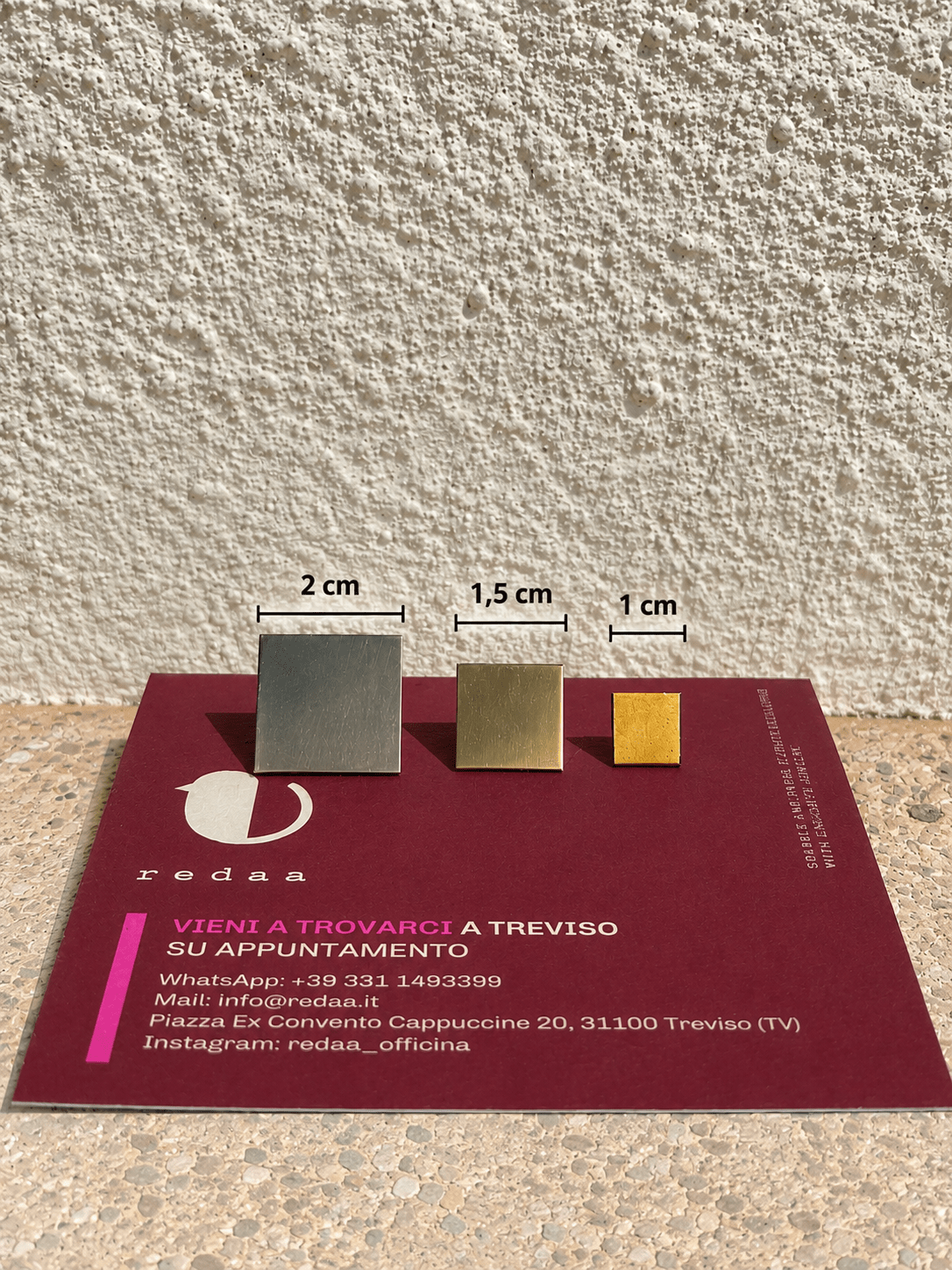 Orecchini Quadro Medi - redaa - Orecchini